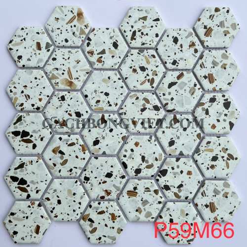 Gạch mosaic lục giác, M66