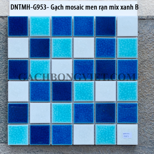 Gạch mosaic men rạn, M-G953