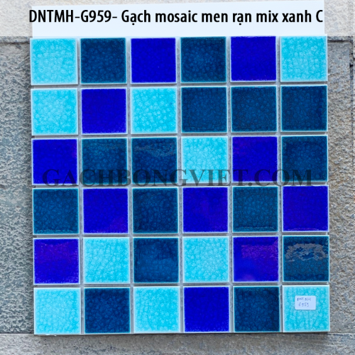 Gạch mosaic men rạn, M-G959